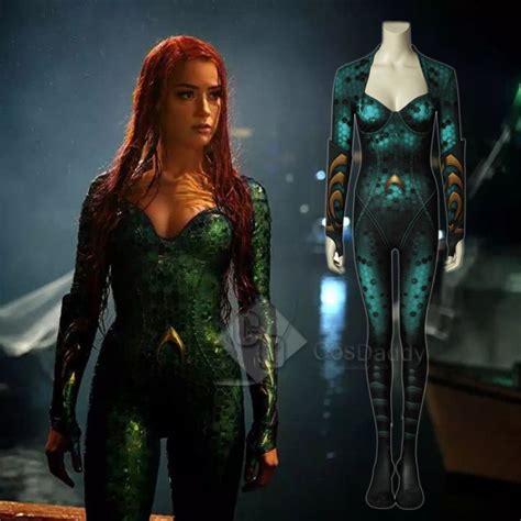 Cosdaddy Aquaman Mera Cosplay Costume