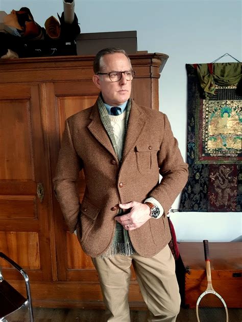 Landless Gentry Ralph Lauren Tweed Half Norfolk Jacket