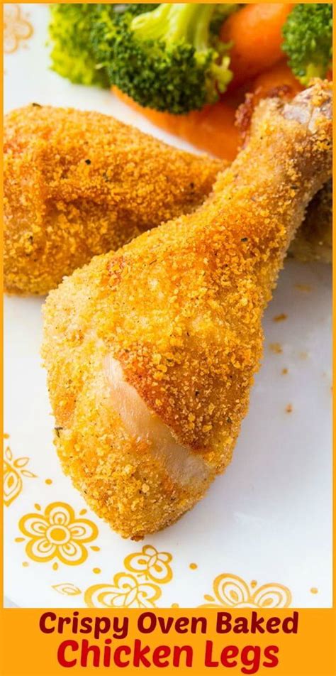 The crispy chicken drumsticks recipe out of our category chicken! The Best Crispy Oven Baked Chicken Legs | The Kitchen Magpie