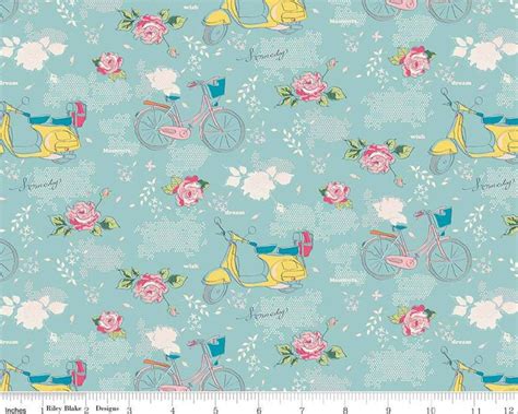 Someday Main Aqua By Minki Kim From Riley Blake Fabric Jaqs Fabrics