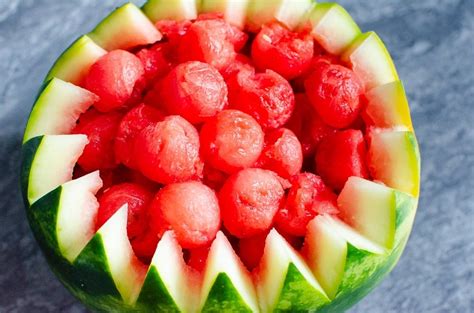 Watermelon Ball Bowl And How To Freeze Watermelon By Flawless Food