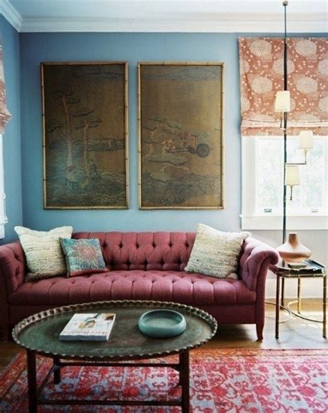 Design Dilemma Decorating Around The Burgundy Sofa