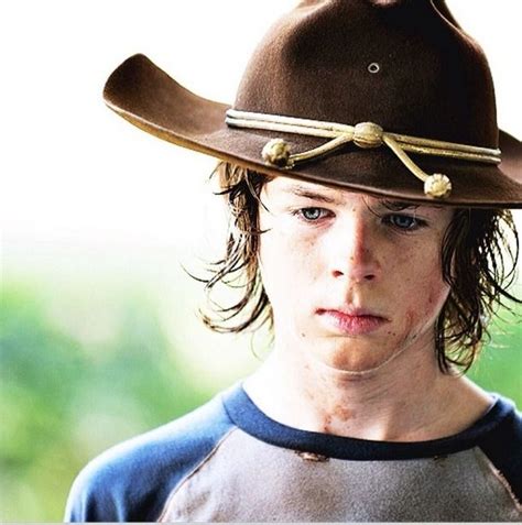 Carl I Didnt Like Him At First He Was A Snot Nosed Kid That Never