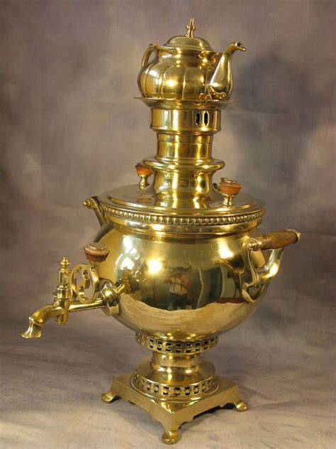 Antique Imperial Russian Brass And Copper Samovar C1850 1880 Etsy Uk