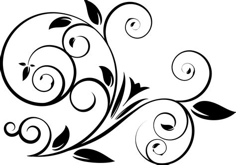 5 Swirl Vectors Svg Dxf Png  Eps Vector File Cut Files