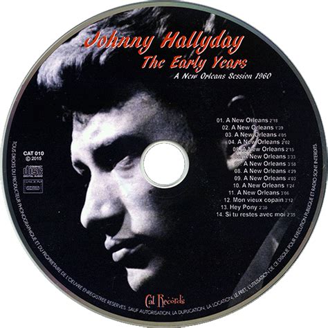 Johnny Hallyday Lp Cd The Early Years A New Orleans 1960 Cat Records