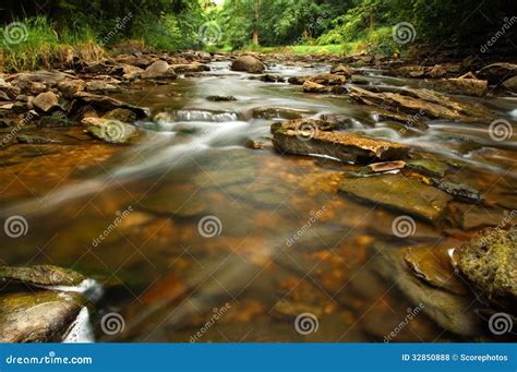 Rocky Creek Stock Photo Image Of Water Smooth Flow 32850888