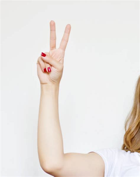 Best Peace Sign Gesture Stock Photos Pictures And Royalty Free Images