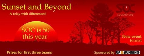 Sunset And Beyond Southampton Orienteering Club