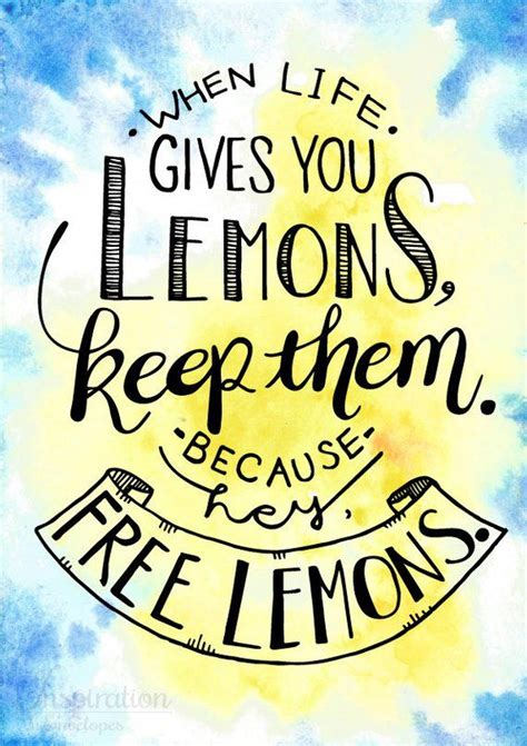 19 Inspirational Quotes With Lemons Richi Quote