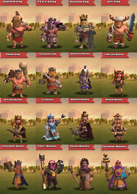 Misc All The Hero Skins So Far Which Ones Are The Best And Which One Are The Worst R