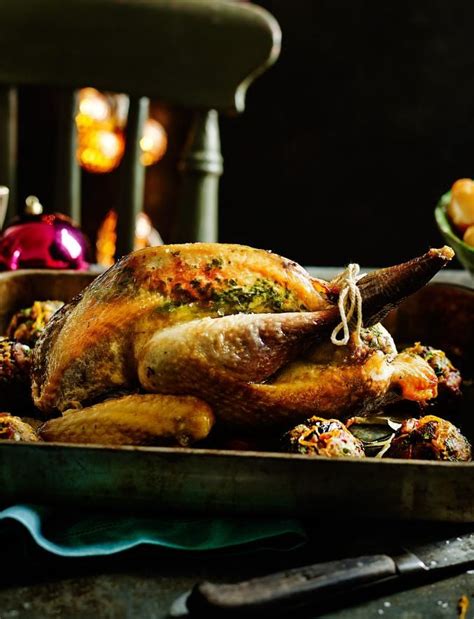 Roast Guinea Fowl With Prune And Bacon Stuffing Artofit