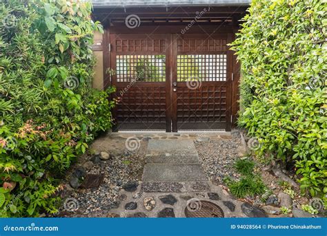 Japanese Style House Door Stock Photo Image Of Japanese 94028564