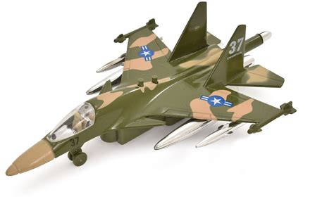 Combat Mission Die Cast Jet Fighter Plane With Sound And Light Sky 1120
