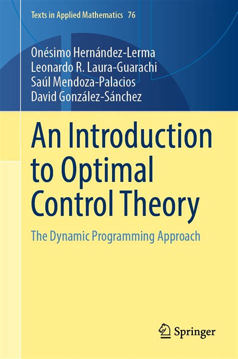 An Introduction To Optimal Control Theory Ebook By Onésimo Hernández