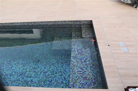 Built In Swim Spa SWIM Tilestone Pools One Piece Tiled Pools