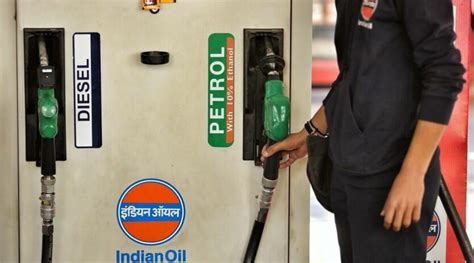 Petrol And Diesel At Fuel Pump