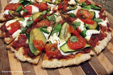Vegan Veggie Pizza Recipe Whole Food Recipes Veggie Pizza Vegan Grilling