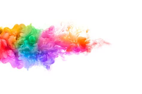 Download Rainbow Of Acrylic Ink In Water Color Explosion Stock Photo - Download Image Now - iStock