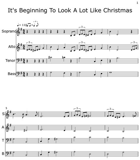 It S Beginning To Look A Lot Like Christmas Sheet Music For Piano