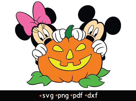 Halloween 23 Svg Png Pdf Dxf Etsy Mickey Halloween Minnie Mouse