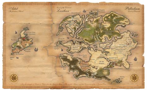 Palladium Fantasy Worldmap By Dawn2069ms On Deviantart