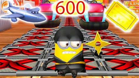 Minion Rush Golden Tickets Red Zones And Props In Lvl 600 Minion