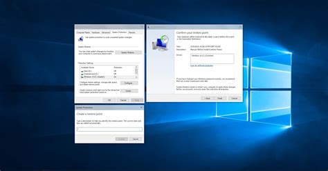 Windows Customs How To Create A Restore Point And Restore Back To An