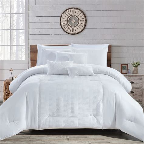 King Size Comforter Sets White Aberdeen California King Size 7 Piece