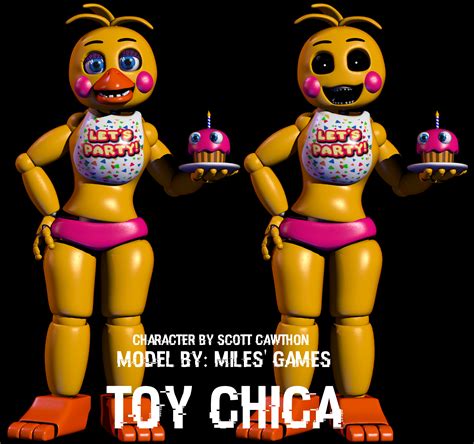 Toy Chica Model Rfivenightsatfreddys