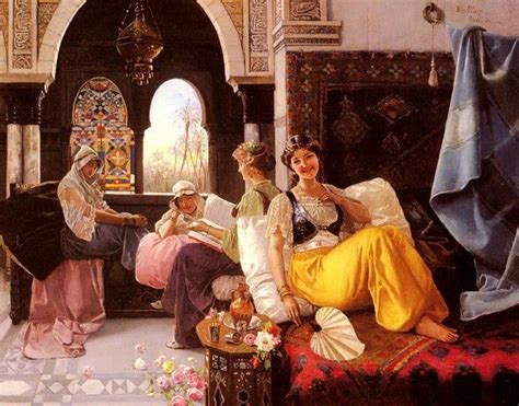 A Glimpse Of Life In An Ottoman Sultans Harem Oriental Art Harem