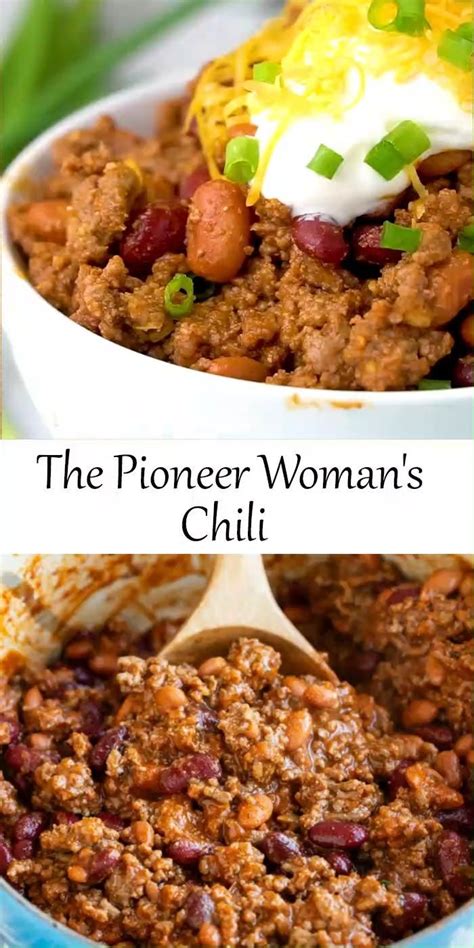 Heat olive oil in a large pot over medium heat. The Pioneer Woman's Chili Video | Ground beef recipes ...