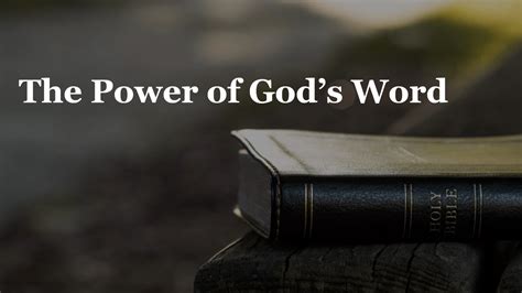 The Power Of Gods Word Waverly Church Of Christ