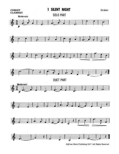 Easy Christmas Songs for One or Two Trumpets with Piano by Prescott