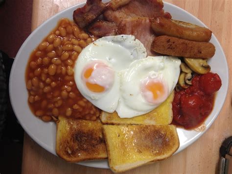 Full English Breakfast The Singing Kettle Cafe Whitby