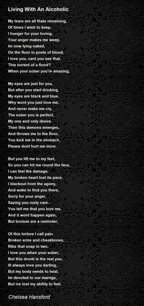 Alcoholism Poetry