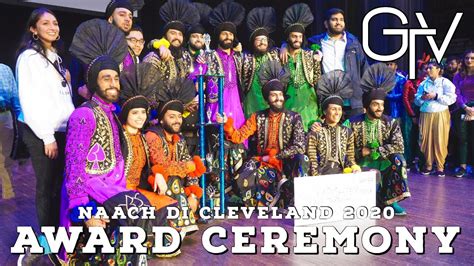 Naach Di Cleveland 2020 Award Ceremony Youtube