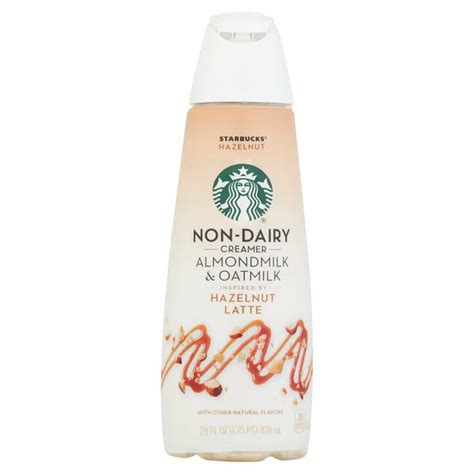 Starbucks Hazelnut Flavored Almondmilk And Oatmilk Non Dairy Liquid