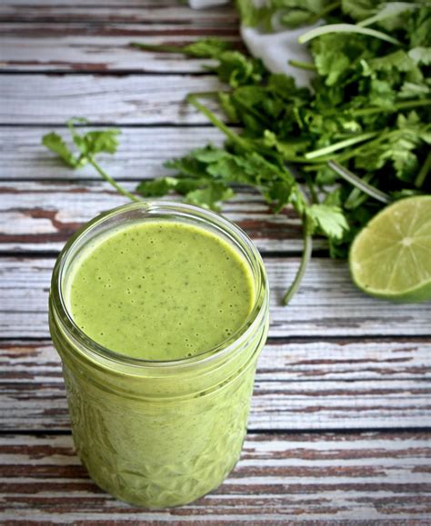 5 Minute Creamy Cilantro Lime Dressing Zenbelly