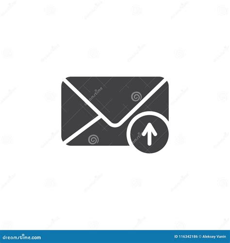 Send Email Vector Icon Stock Vector Illustration Of Email 116342186