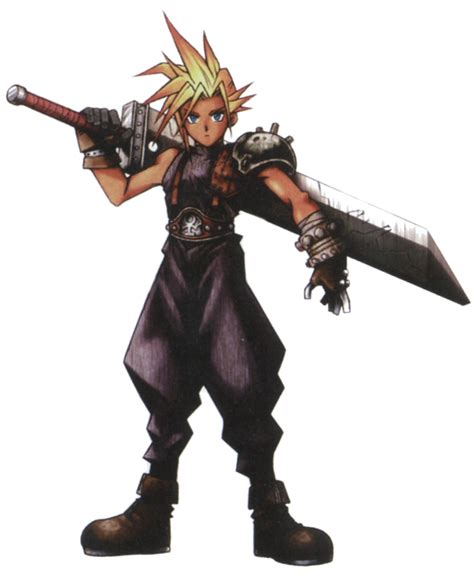 Cloud Strife Ff7 Ehrgeiz Art Gallery Tfg