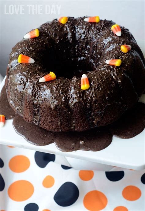 Chocolate Halloween Bundt Cake By Love The Day Diy Desserts Recipes
