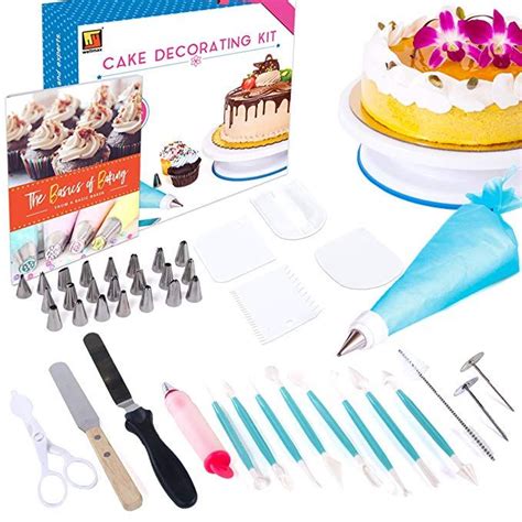 Cake Decorating Kit By Wellmax Complete Set Of Baking Supplies Incl