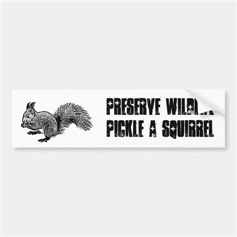 Preserve Wildlife Bumper Sticker Zazzle