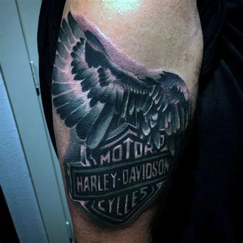 Harley Davidson Eagle Tattoos