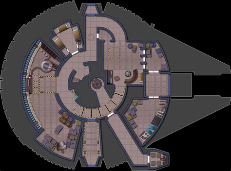 Star Wars Millennium Falcon Floor Plan Home Alqu
