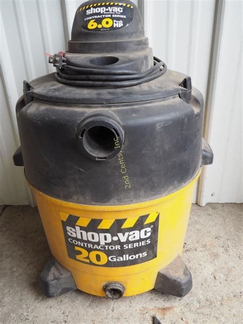 Commercial Model 6060 Shop Vac 6 Hp 20 Gal 2nd Cents Inc