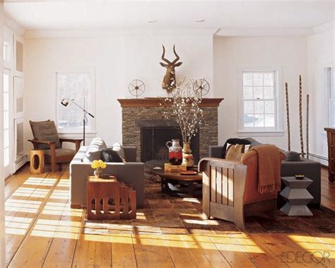 Sophisticated Rustic Elle Decor Living Room Living Together