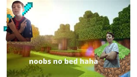 2 Noobs No Bed Wars Youtube