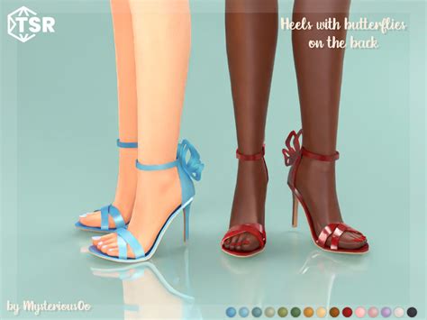 The Sims Resource Heels With Butterflies On The Back
